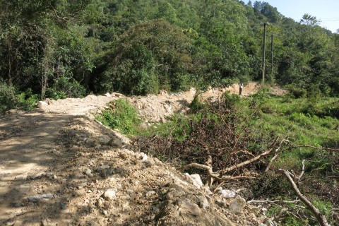 濕地被非法破壞 Wetland illegally trashed