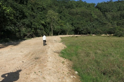 濕地被非法破壞 Wetland illegally trashed